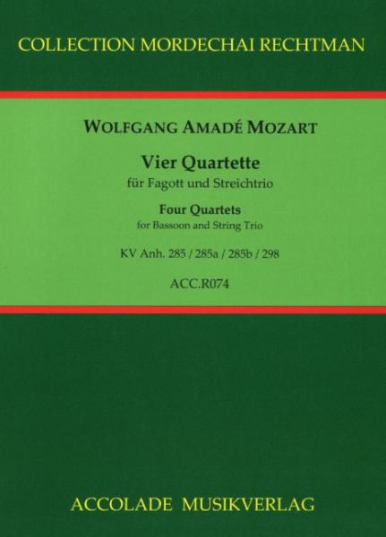 Mozart, Wolfgang Amadeus: Vier Quartette