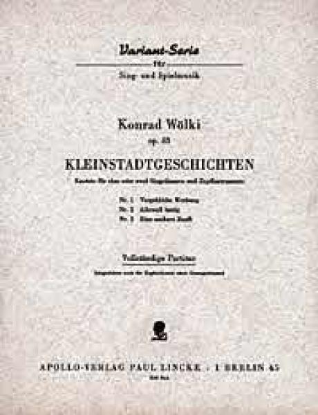 Wölki, Konrad: Kleinstadtgeschichten op. 43