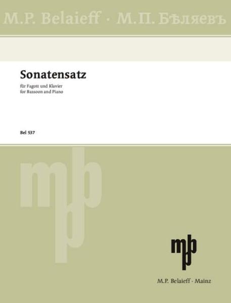 Glinka Mikhail Iwanowic: Sonatensatz