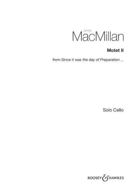 Macmillan James: Motet 2