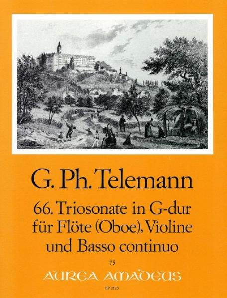 Telemann, Georg Philipp: 66. Triosonate G-Dur