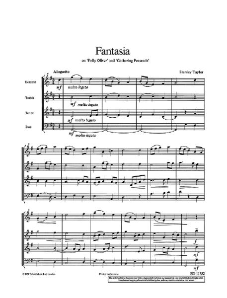 Taylor Stanley: Fantasie über Polly Oliver