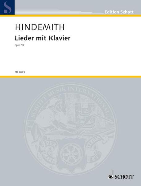 Hindemith Paul: Lieder op 18