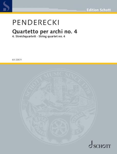 Penderecki Krzysztof: Quartett 4