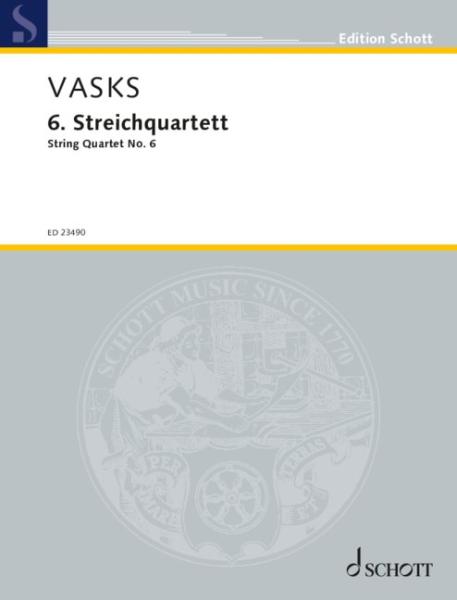Vasks, P?teris: 6. Streichquartett
