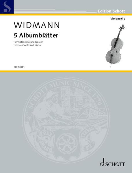 Widmann, Jörg: 5 Albumblätter
