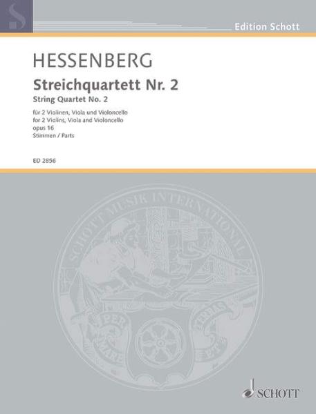 Hessenberg Kurt: Quartett 2 op 16