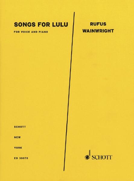 Wainwright Rufus: Songs for Lulu
