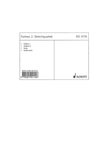Fortner Wolfgang: Quartett 2