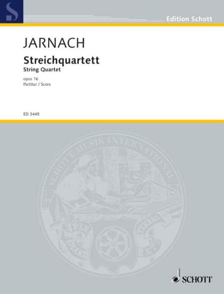 Jarnach, Philipp: Streichquartett op. 16