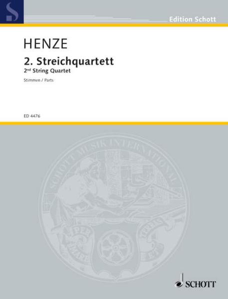 Henze Hans Werner: Quartett 2