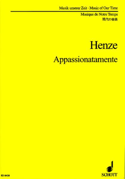 Henze Hans Werner: Appassionatamente