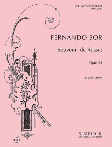 Sor Fernando: Souvenir de russie op 63