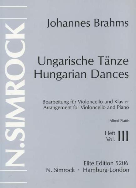 Brahms Johannes: Ungarische Tänze 3