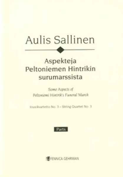 Sallinen Aulis: String Quartet 3