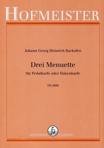 Backofen, Johann Georg Heinrich: Drei Menuette