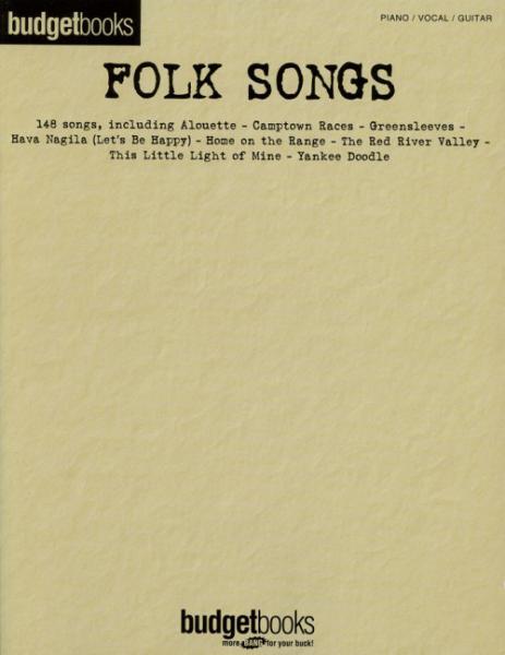 .: Budget Books Folk Songs