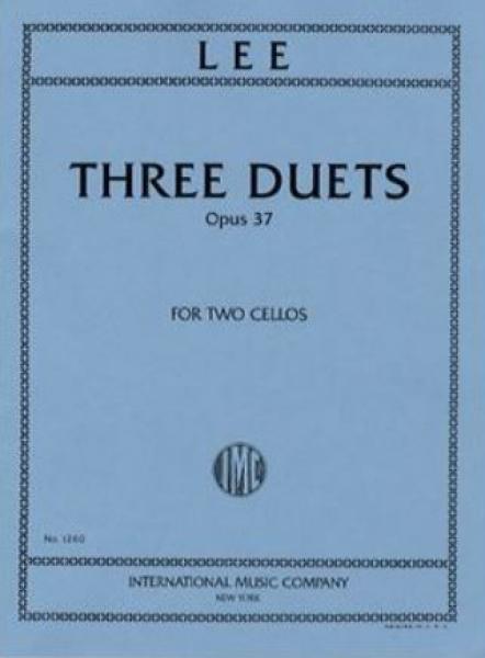 Lee Sebastian: 3 Duette op 37