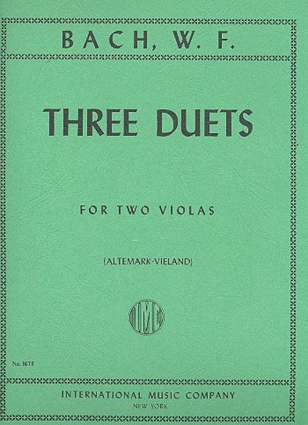 Bach Wilhelm Friedemann: 3 Duette