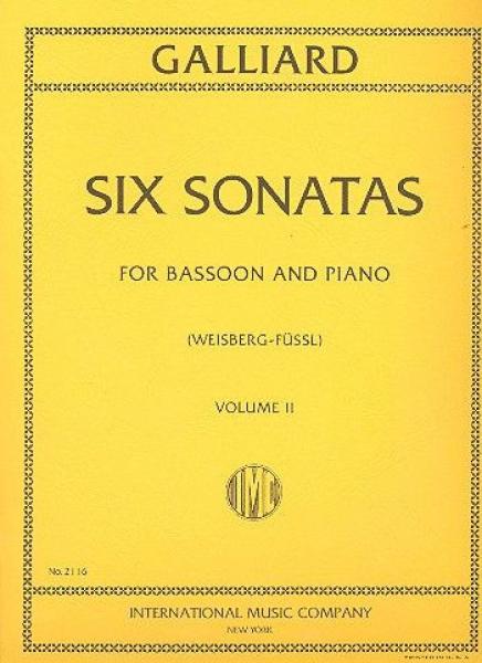 Galliard Johann Ernst: 6 Sonaten 2