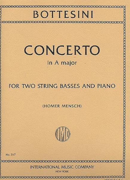 Bottesini Giovanni: Concerto per due contrabassi