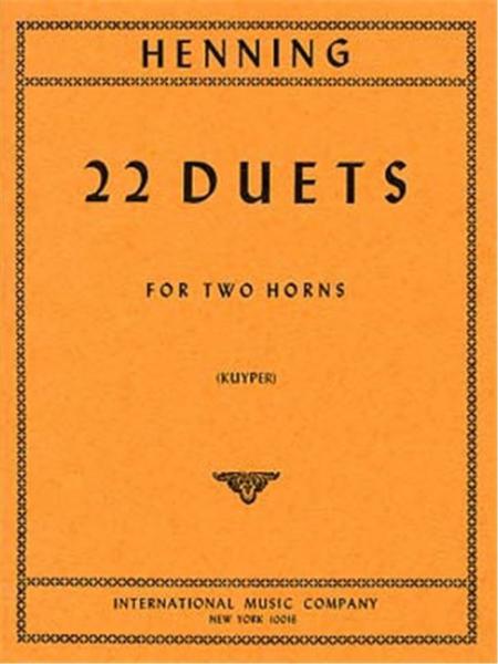 Henning, Karl: 22 Duets