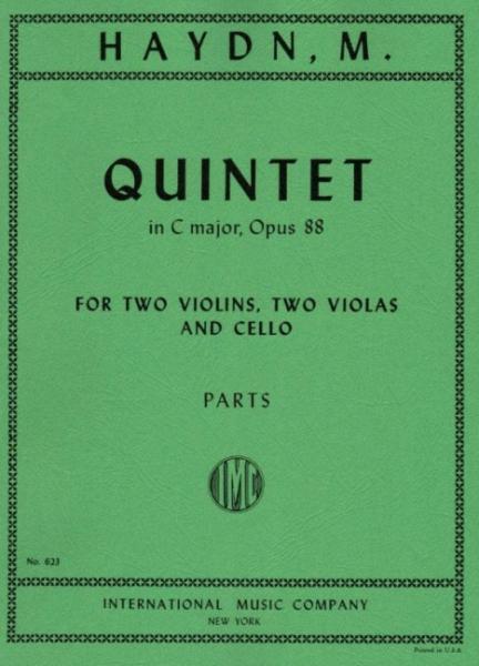 Haydn Michael: Quintett C-Dur op 88