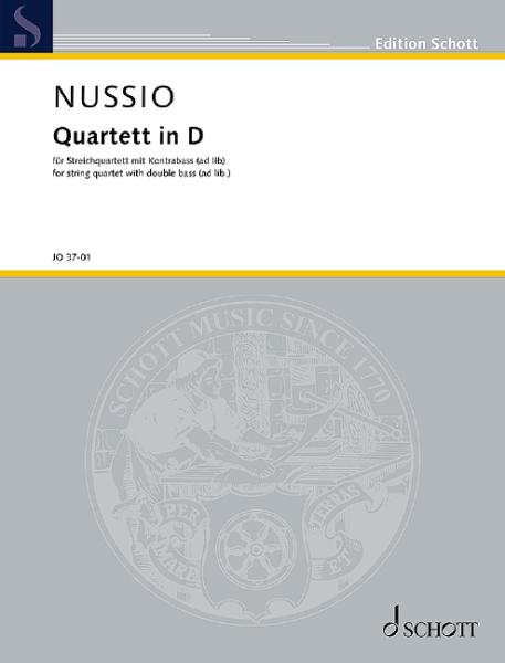 Nussio Otmar: Quartett D-Dur