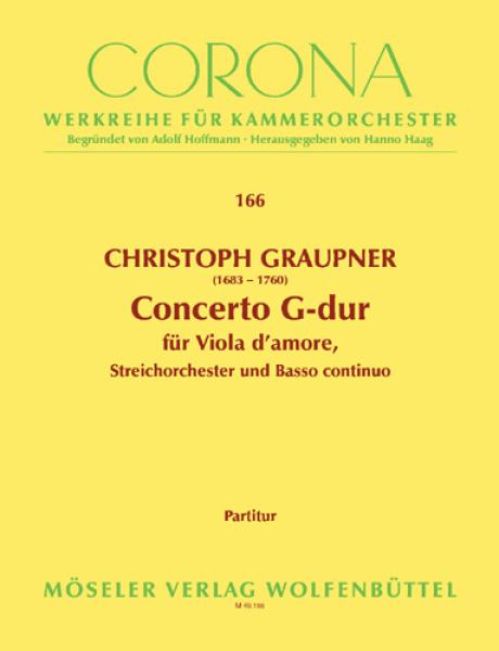 Graupner Christoph: Concerto G-Dur