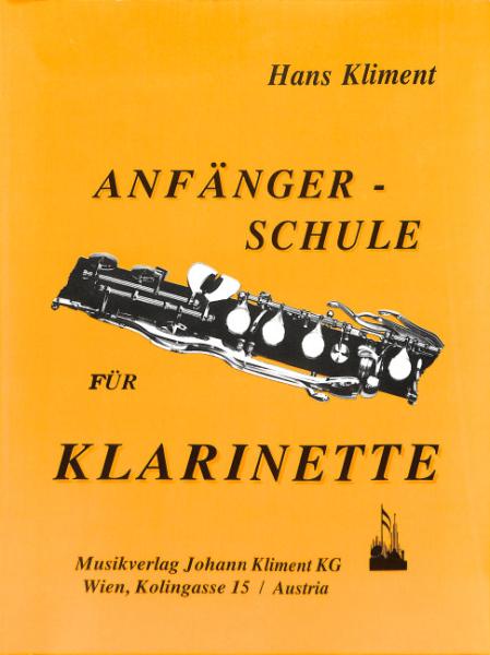 Kliment, Hans: Anfängerschule Klarinette