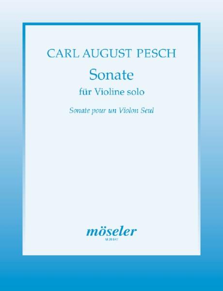 Pesch, Carl August: Sonate B-dur