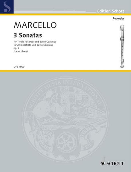 Marcello Benedetto: 3 Sonaten op 2