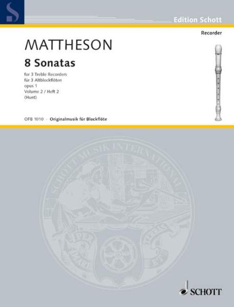 Mattheson Johann: 8 Sonaten op 1