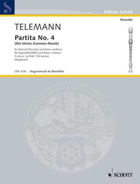 Telemann Georg Philipp: Partita 4 g-moll