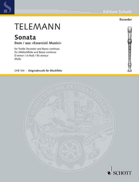 Telemann Georg Philipp: Sonate d-moll