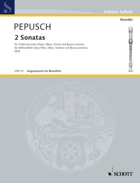 Pepusch John Christopher: 2 Sonaten