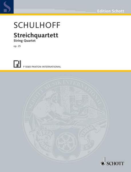 Schulhoff, Erwin: Streichquartett op. 25