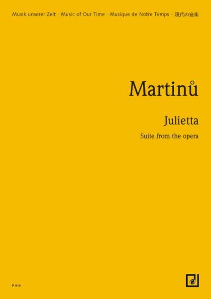 Martinu, Bohuslav: JULIETTA SUITE