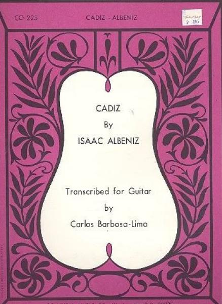 Albéniz, Isaac: Cadiz