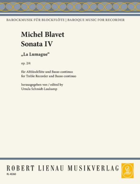 Blavet Michael: Sonate 4 la lumague