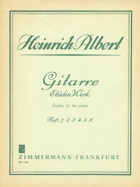 Albert Heinrich: Gitarre Etüden Werk 1