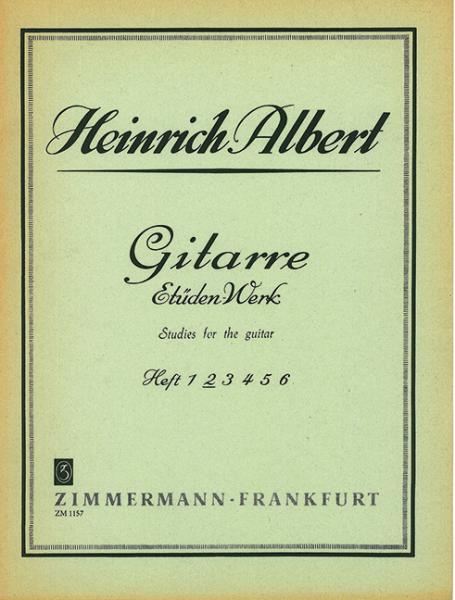 Albert Heinrich: Gitarre Etüden Werk 2