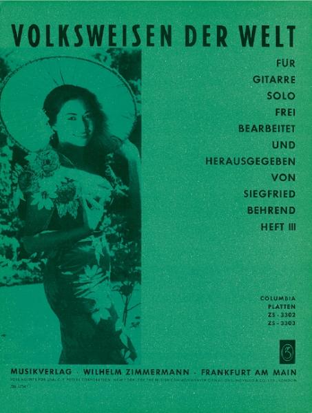 Behrend Siegfried: Volksweisen der Welt 3