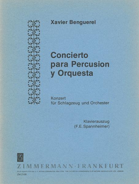 Benguerel Xavier: Concierto para percusion y orchesta