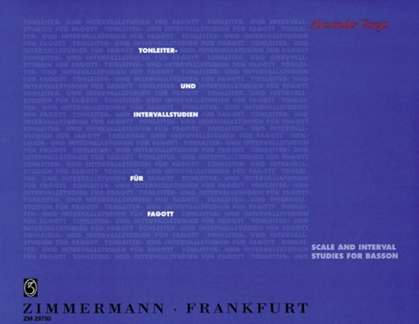 Varga Alexander: Tonleiter und Intervallstudien für Fagott