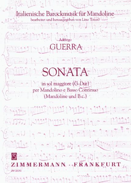 Guerra Addiego: Sonate G-Dur