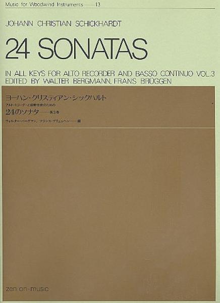 Schickhardt, Johann Christian: 24 Sonatas 13