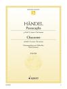 Händel Georg Friedrich: Passacaglia g-moll / Chaconne d-moll