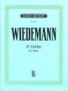 Wiedemann, Ludwig: 45 Etüden für Oboe
