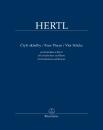 Hertl, Frantisek: Vier Stücke für Kontrabass und Klavier